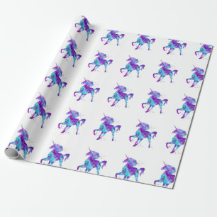Eenhoorn Pegasus fantasie inpakpapier voor geschen