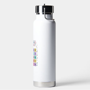 Eenhoorn Periodiek Systeem van Magie Trendy Cadeau Waterfles