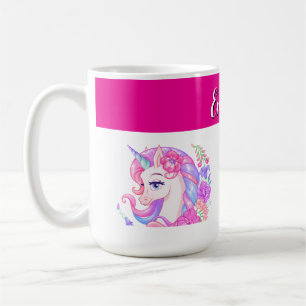 eenhoorn & personaliseer je naam koffiemok