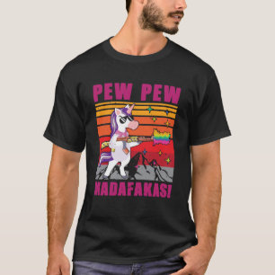 Eenhoorn Pew Pew Madafakas  Eenhoorn T-shirt