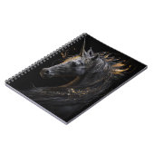 Eenhoorn Portrait Animal Fantasy Natuur Wildlife Notitieboek (Linkerzijde)