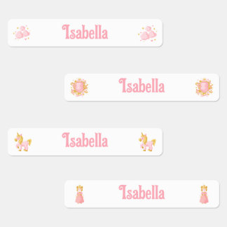 Eenhoorn Prinses Terug naar School Kleding Labels