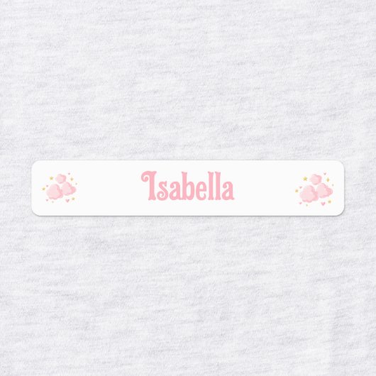 Eenhoorn Prinses Terug naar School Kleding Labels (Design 1)