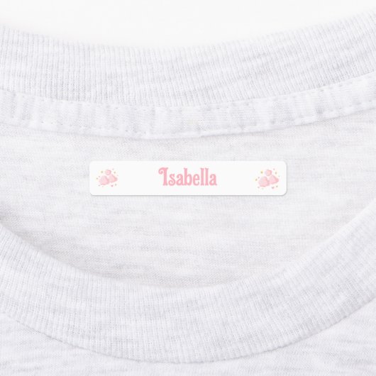 Eenhoorn Prinses Terug naar School Kleding Labels (Aangebracht)