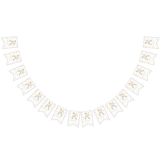 Eenhoorn Rainbow Magic One Eerste Verjaardag Vlaggetjes (Alle)