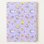 Eenhoorn Rainbow Star Light Paarse thema Planner (Achterkant)