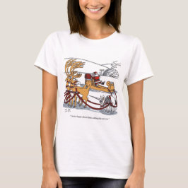Eenhoorn Rendier vrouwen wit T-shirt