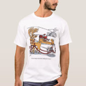 Eenhoorn Rendier wit T-shirt (Voorkant)