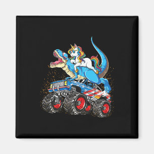 Eenhoorn Ridder T Rex Monster Truck Jongens Meisje Magneet