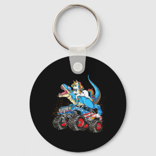 Eenhoorn Ridding T Rex Monster Truck Jongens Meisj Sleutelhanger