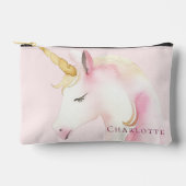 Eenhoorn roze meisje etui (Voorkant)