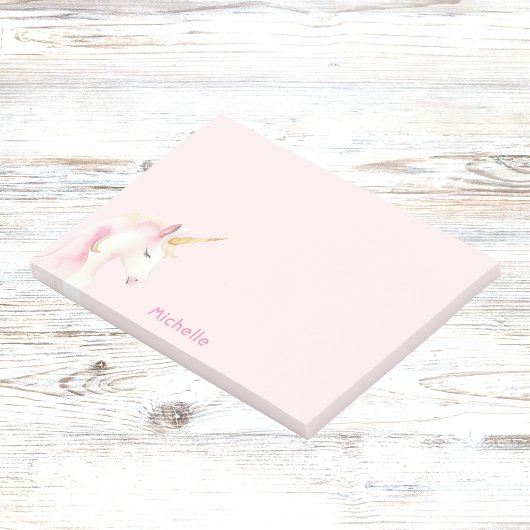 Eenhoorn roze naam meisje post-it® notes