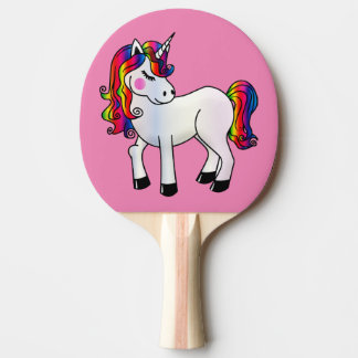 EENHOORN ROZE PINGPONGBAT TAFELTENNISBATJE