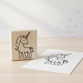 Eenhoorn Rubber Art Stamp voor kinderen Rubberstempel