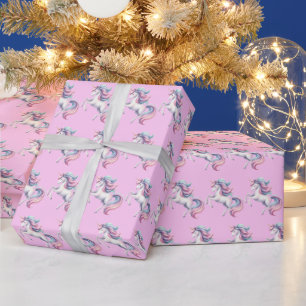 Eenhoorn Schattigee magische verjaardag Cadeaupapier