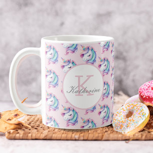 Eenhoorn Schattigee Waterverf Patroon Aangepaste n Koffiemok