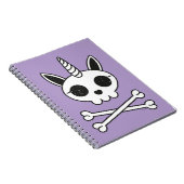 Eenhoorn Schedel en Kruisbeenderen Notitieboek (Rechterzijde)