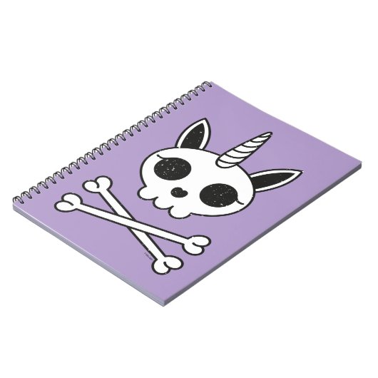 Eenhoorn Schedel en Kruisbeenderen Notitieboek (Linkerzijde)