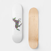 eenhoorn skateboard (Voorkant)