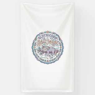 Eenhoorn Slothicorn Langzame Magie Whimsical T-Shi Spandoek