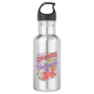 Eenhoorn Spookachtige Kleine Eenhoorn Whimsical Wi Waterfles
