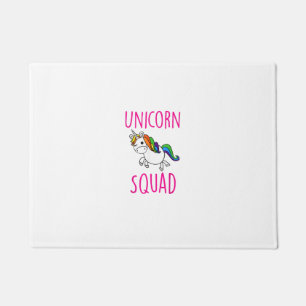 Eenhoorn Squad Schattig Grappig Eenhoorn Feest Shi Deurmat