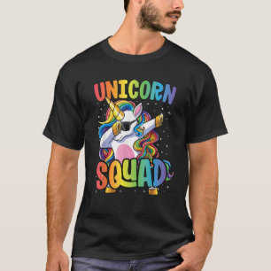 Eenhoorn Squad voor Vrouwen Jongens Meisjes Dabbin T-shirt
