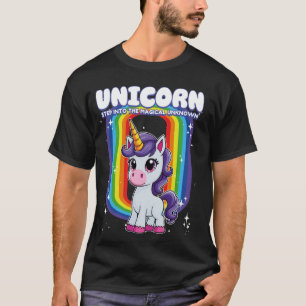 Eenhoorn Stap In De Magische Onbekende Eenhoorn T-shirt