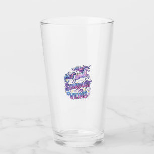 Eenhoorn-sterrenstof in mijn aderen Retro stijl ca Glas