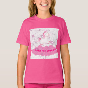 Eenhoorn T-shirt met een eenhoorn die over een wol