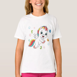 Eenhoorn T-shirt ontwerp