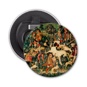 Eenhoorn Tapestries verdedigt Hunt Button Flesopener