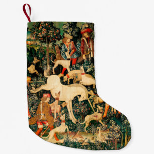 Eenhoorn Tapestries verdedigt Hunt Kleine Kerstsok