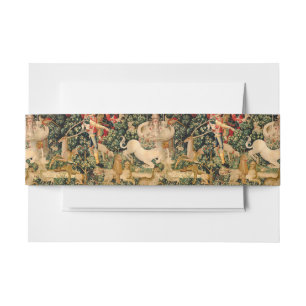 Eenhoorn tapijten gevonden legende mythisch uitnodigingen wikkel