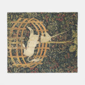 Eenhoorn Tapijten Klassiek Tapijt Fleece Deken (Voorkant (Horizontaal))