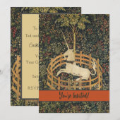 Eenhoorn Tapijten Klassiek Tapijt Kaart (Voorkant / Achterkant)