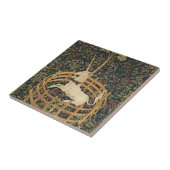 Eenhoorn Tapijten Klassiek Tapijt Tegeltje (Zijkant)