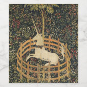 Eenhoorn Tapijten Klassiek Tapijt Wijn Etiket (Enkel label)