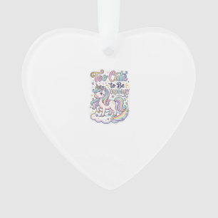 Eenhoorn Te Schattig Om Gewone Premium Vector Sti Ornament