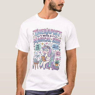 Eenhoorn therapeut met een magische kant Cadeaubon T-shirt