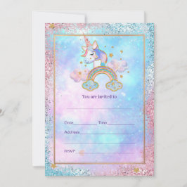 Eenhoorn uitnodiging invullen