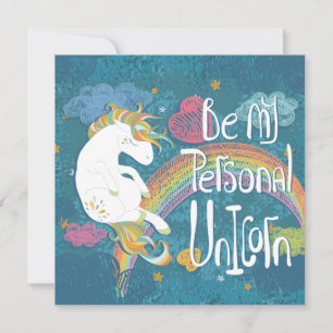 Eenhoorn Vakantiekaart Feestdagenkaart