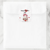 Eenhoorn Valentijnsdag Sticker (Tas)