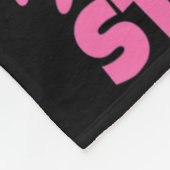 Eenhoorn vecht tegen borstkanker fleece deken (Hoek)