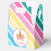 Eenhoorn Verjaardag 1e Verjaardagsfeest Bedankdoosjes (Geopend)