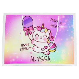 Eenhoorn Verjaardag Party Gift Bag Groot Cadeauzakje