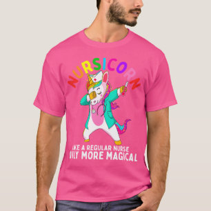 Eenhoorn Verpleegster Grappig Nursicorn Rainbow Nu T-shirt