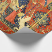 Eenhoorn Wandtapijten Lady Legend Middeleeuws Cadeaupapier (Hoek)