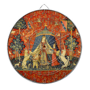 Eenhoorn Wandtapijten Lady Legend Middeleeuws Dartbord