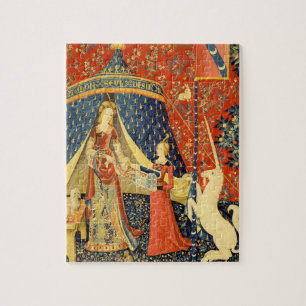 Eenhoorn Wandtapijten Lady Legend Middeleeuws Legpuzzel